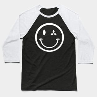 Smily Face Mitsubishi Baseball T-Shirt